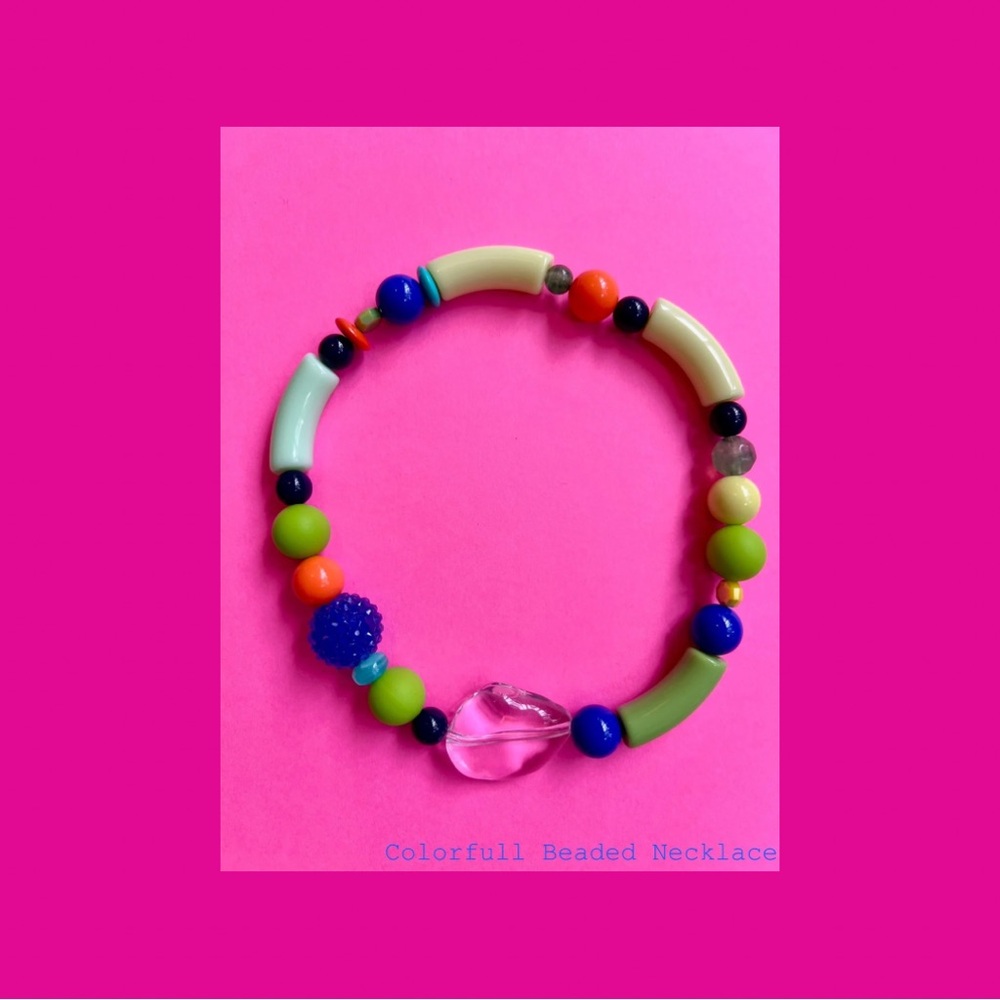 Multicolor Beaded Kids Necklace